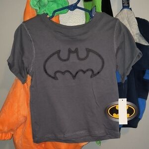 Batman Black and Gray Logo Tee